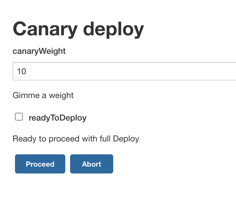 Canary Dialog Screenshot